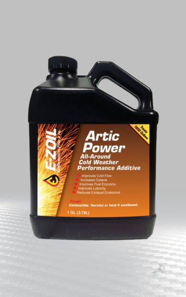 E-ZOIL Artic Power 1 Gallon Bottle Cold Weather Performance Diesel Fuel Additive