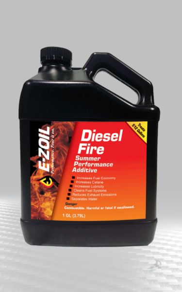 E-ZOIL Diesel Fire D50-01 1 Gallon Summer Performance Diesel Fuel Additive
